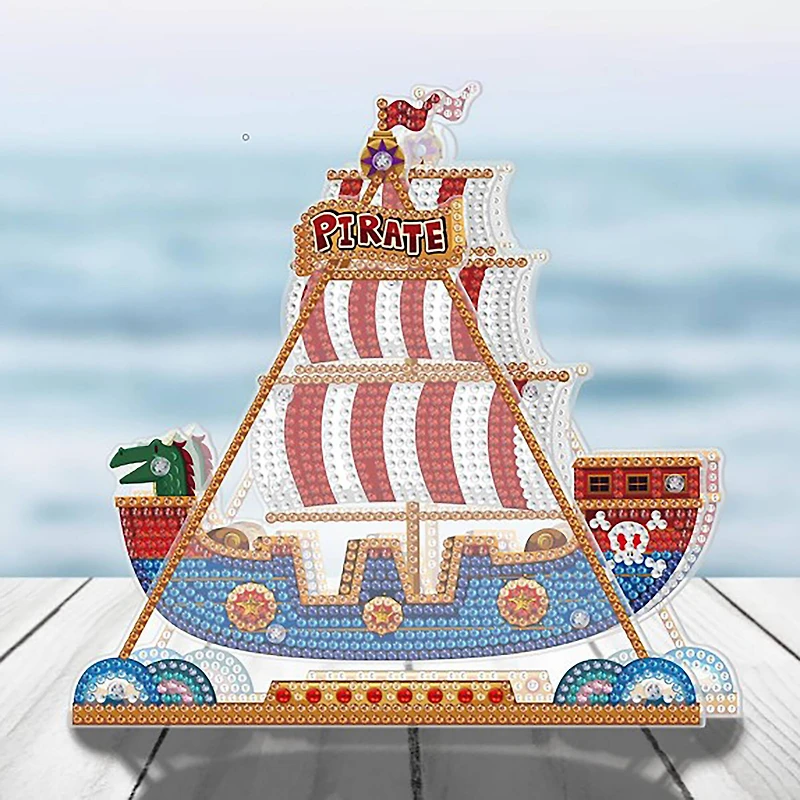 Sparkly Selections Pirate Ship Ferris Wheel 3D Decoration Diamond Painting