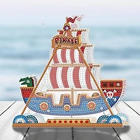 Sparkly Selections Pirate Ship Ferris Wheel 3D Decoration Diamond Painting