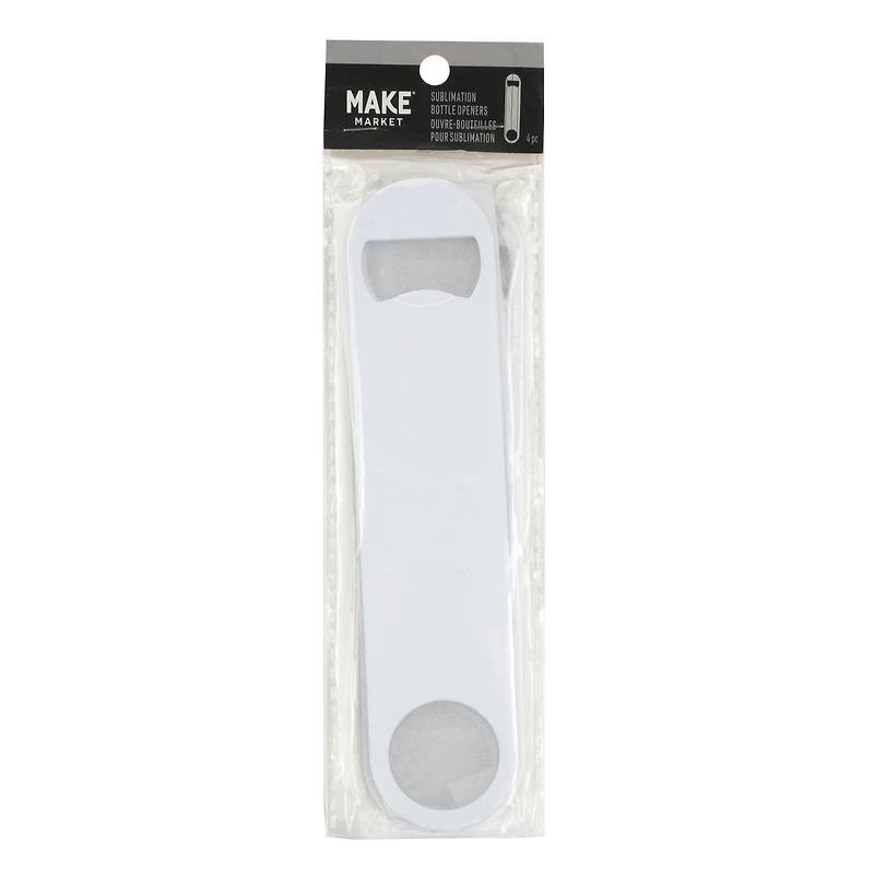 Sublimation Bottle Openers, 4ct. by Make Market®