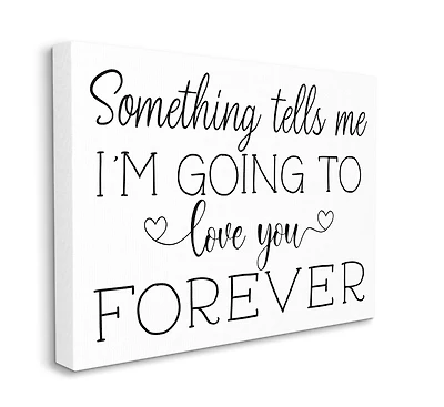 Stupell Industries Love You Forever Quote Wall Art
