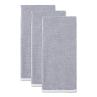 DII® French Blue Chambray Terry Dishtowels, 3ct.