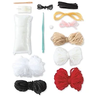 Intermediate Santa Amigurumi Crochet Ornament Kit by Loops & Threads®