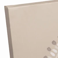 Neutral Medallion Dots 20" x 20" Canvas Wall Art