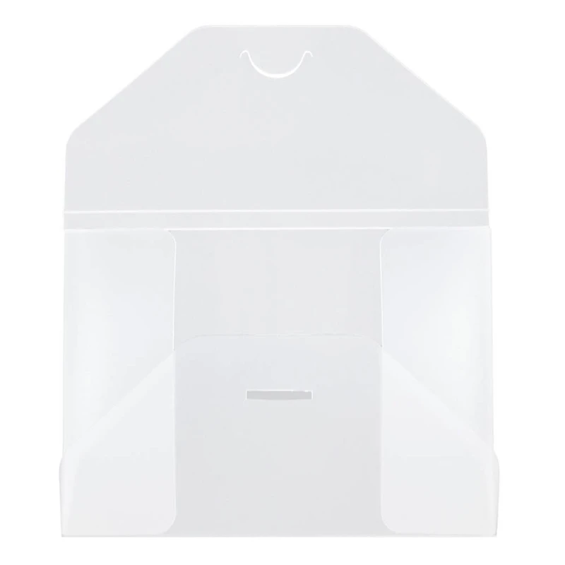 JAM Paper 5.5" x 7.5" Clear Frost Tuck Flap Closure Plastic Envelope