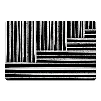 Distressed Lines Pattern 27" x 18" Floor Mat