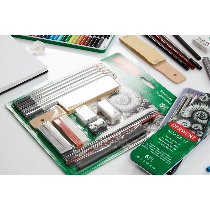 Derwent® Academy Sketching 6 Pencil Tin Set