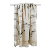 DII® Black & Gray Diamond Cut Throw