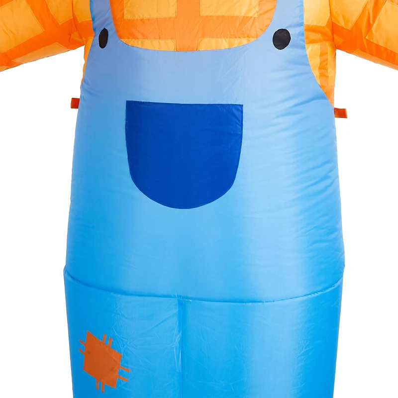 Glitzhome® 9ft. Lighted Inflatable Scarecrow Décor