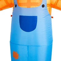 Glitzhome® 9ft. Lighted Inflatable Scarecrow Décor