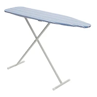 Household Essentials Ironing Board with Steel Top and Striped Design