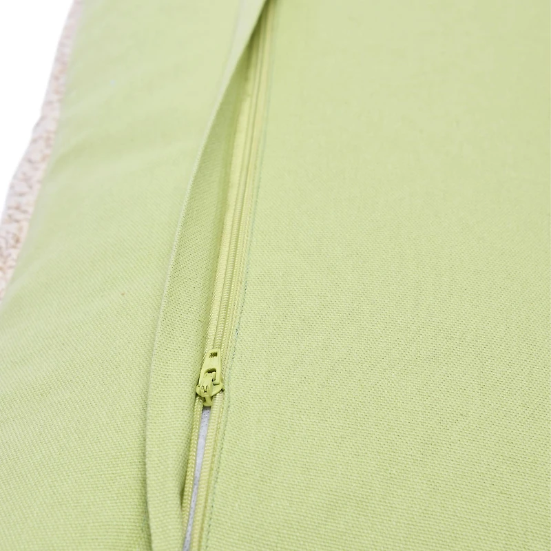 Hello Honey® Alligator Punch Hook Cotton Pillow