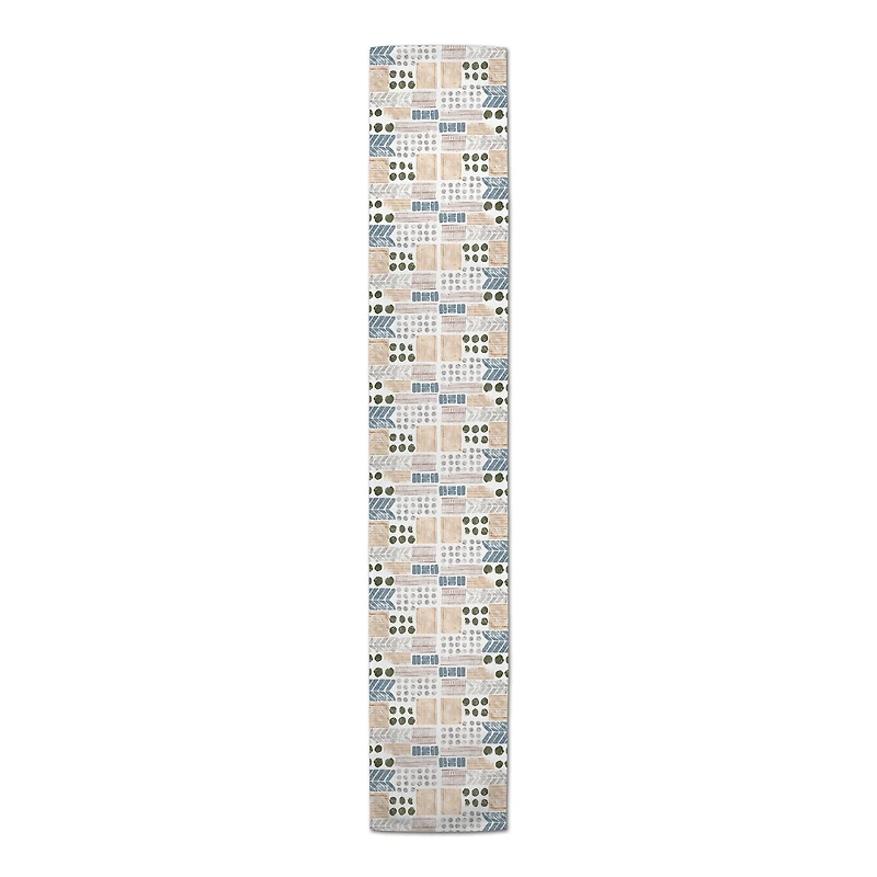 Abstract Boho Dots Outdoor Table Runner