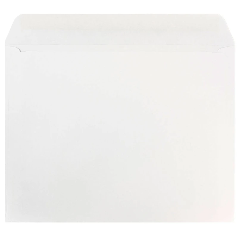 JAM Paper 10" x 13" White Booklet Envelopes, 50ct.