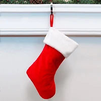 Haute Decor HangRight™ Christmas Red & White Stocking