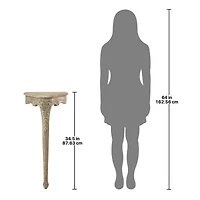 34.5" Petite Louis XV Style Console Table