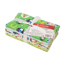 SINGER Christmas Snowglobe Cotton Fabric Fat Quarter Bundle