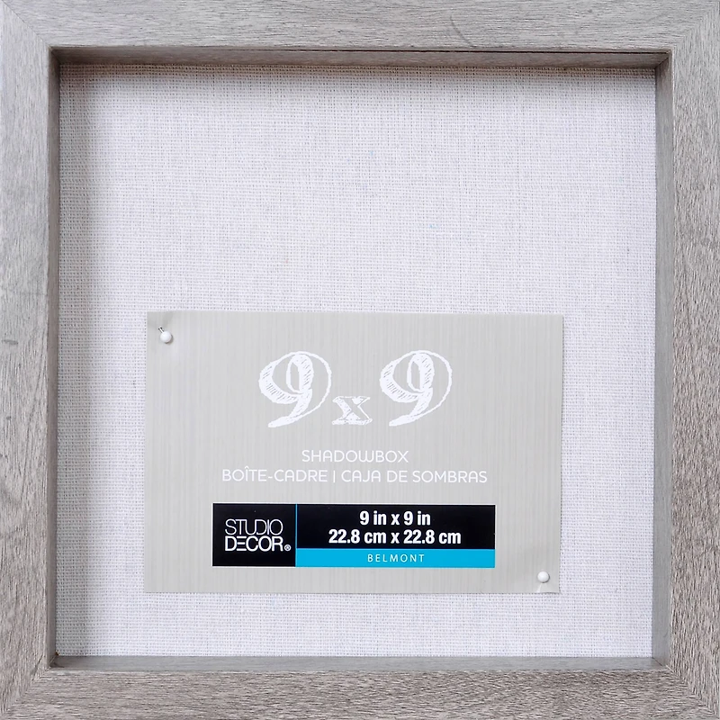 8 Pack: 9" x 9" Belmont Shadow Box by Studio Décor