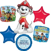 Paw Patrol™ Marshall Birthday 6-Piece Foil Balloon Bouquet