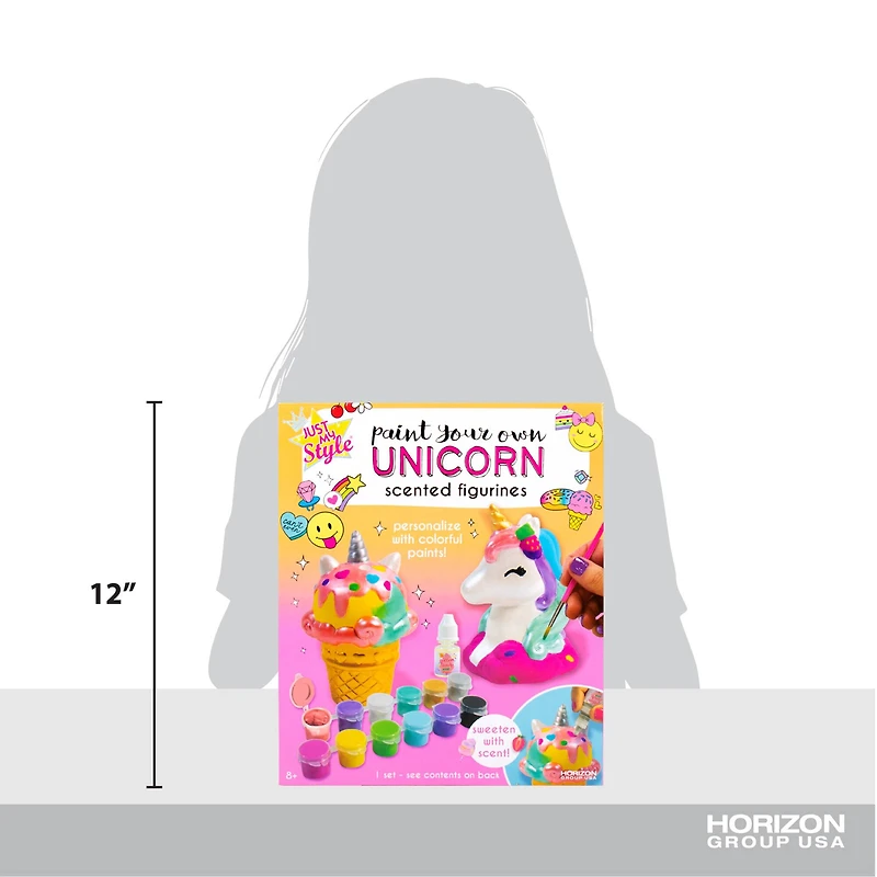 Just My Style® Paint Your Own Scented Unicorn Figurines