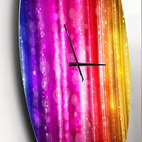 Designart 'Glowing Modern Wall Clock