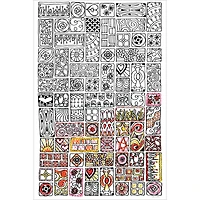 Design Works™ Zenbroidery Cubist Stamped Embroidery Kit