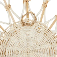 Set of 3 Brown Wood Coastal Style Abstract Wall Decor, 20", 24", 28"