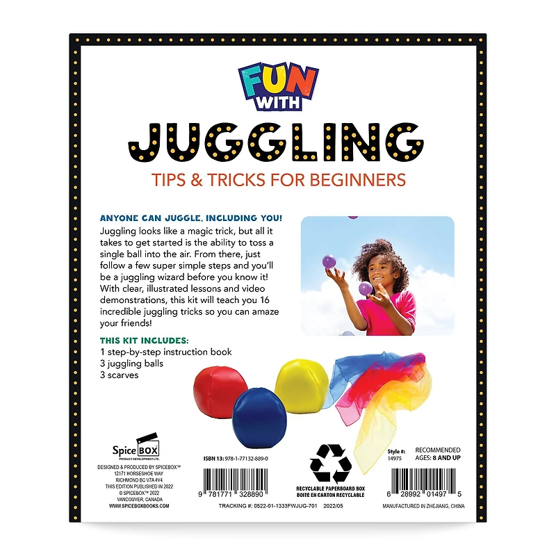 SpiceBox Fun with Juggling Tips & Tricks Master Kit