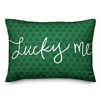 Lucky Me Throw Pillow