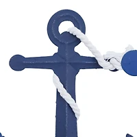 Blue Iron Coastal Wall Decor, 24" x 48" x 1"