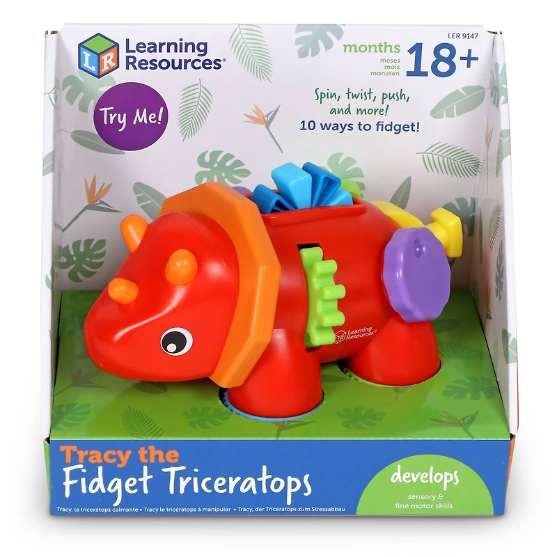 Learning Resources Steggy Expansion Fidget Triceratops
