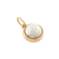 Round White Howlite Charm by Bead Landing™