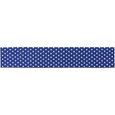 72" Blue & White Stars Patriotic Table Runner