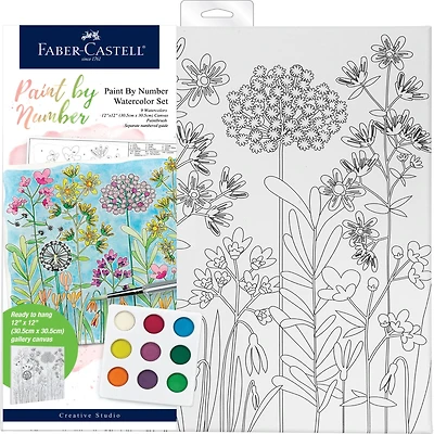 Faber-Castell Farm House Paint by Number Watercolor Set
