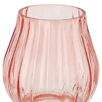 5.5" Pink Tabletop Glass Vase by Ashland®