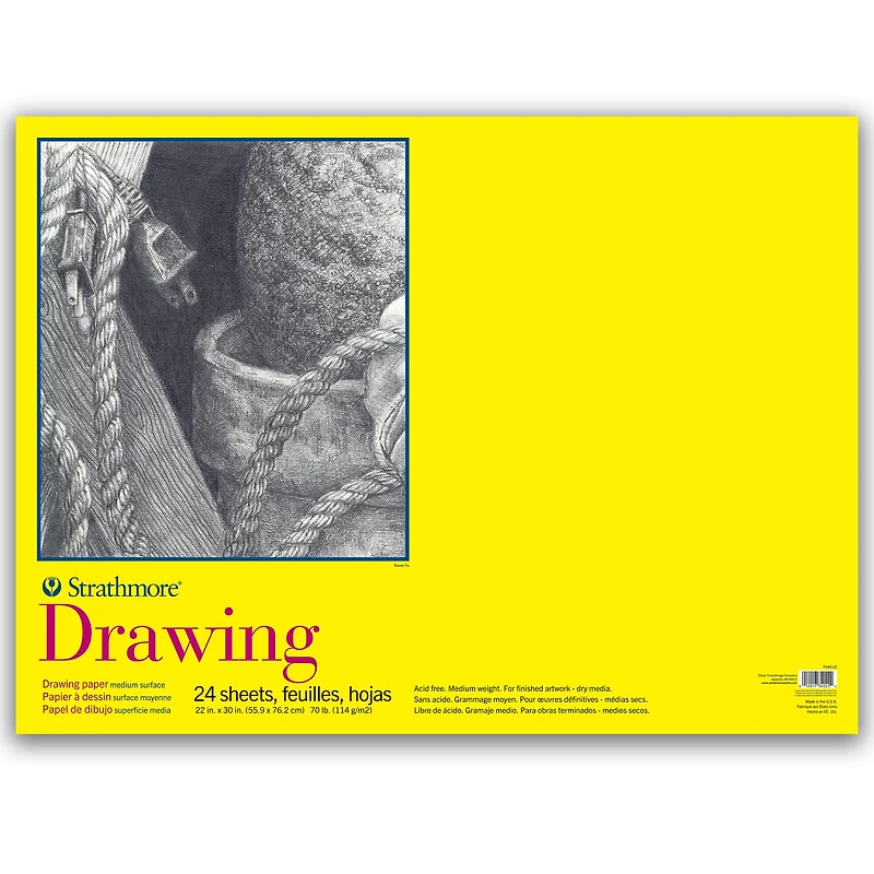Strathmore® 300 Series Drawing Paper Pad, 22" x 30"