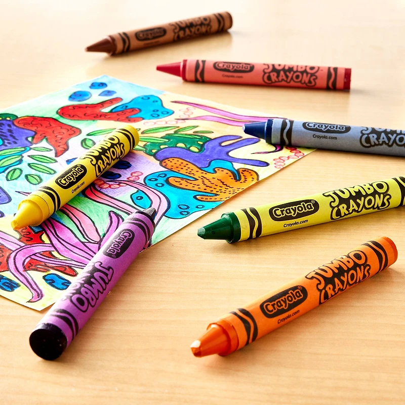 Crayola® Jumbo Easy Grasp Crayons, 8ct.