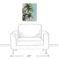 Soft Palms 16" x 20" Canvas Wall Art