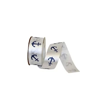 JAM Paper 1.5" x 25yd. White Anchor Dyna Ribbon