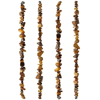 12 Pack:  Tiger Eye Chip Beads, 7mm by Bead Landing™
