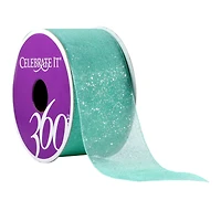 12 Pack: 1.5" Sheer Glitter Ribbon By Celebrate It® 360°™