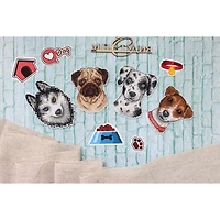 MP Studia Who Said Woof? Magnets Plastic Canvas Counted Cross Stitch Kit