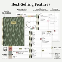 TF Publishing 2024 Printed Garden Medium Weekly Monthly Planner