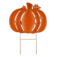 Glitzhome® Metal Welcome Pumpkin Yard Stake