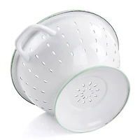 Martha Stewart 5qt. White Enamel on Steel Colander