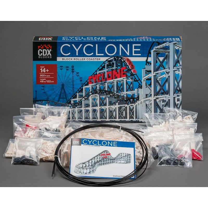 CDX Blocks Cyclone Roller Coaster Building Brick Set