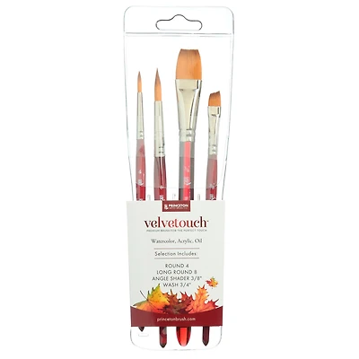 Princeton™ Velvetouch™ 4 Piece Brush Set