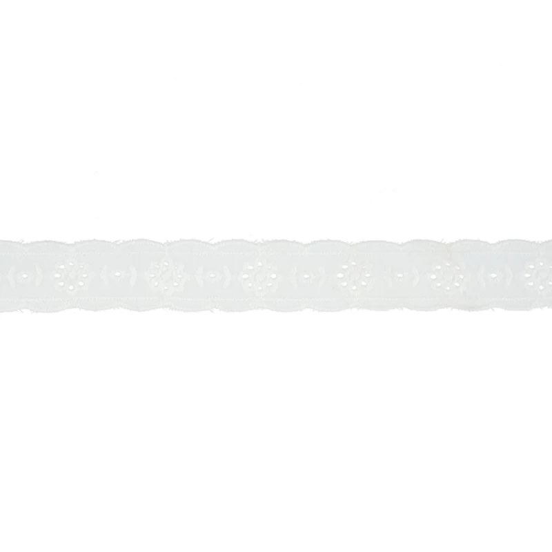 0.75" White Eyelet Lace Trim by Celebrate It®