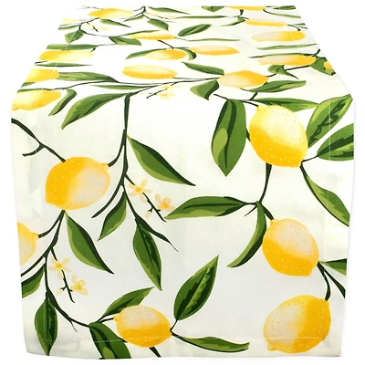 DII® 108" Lemon Bliss Print Table Runner