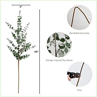 40" Green Eucalyptus Stems, 3ct.