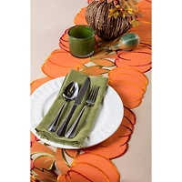 DII® 108" Embroidered Pumpkins Table Runner